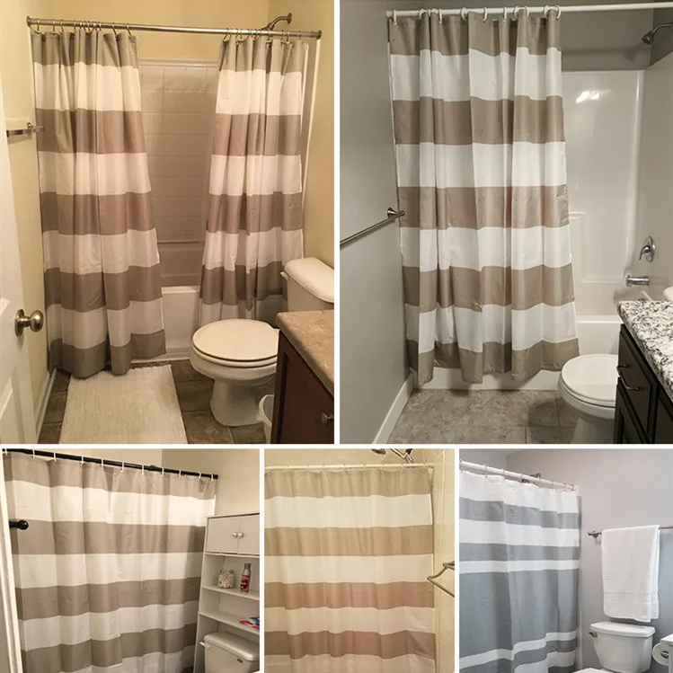 2019 Hot Sale Shower Curtain 180*180 cm Simple and Modern Stripe Pattern Waterproof Bathroom Curtains New
2019 Hot Sale Shower Curtain 180*180 cm Simple and Modern Stripe Pattern Waterproof Bathroom Curtains New