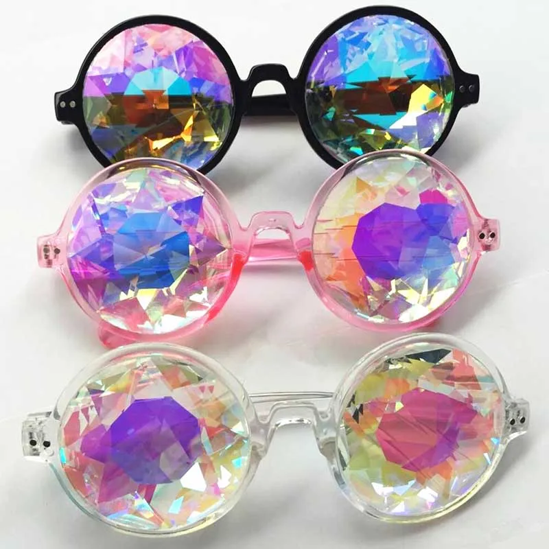 Glass Kaleidoscope lens Glasses Round Kaleidoscope Sunglasses Fashion Men Women Brand Designer Eyewear oculos de sol
Glass Kaleidoscope lens Glasses Round Kaleidoscope Sunglasses Fashion Men Women Brand Designer Eyewear oculos de sol