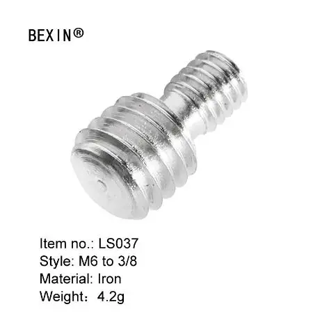 10 pieces M6 and 3/8 inch UNC camera adapter for Tripods for fast ball photography and Welease plate
10 pieces M6 and 3/8 inch UNC camera adapter for Tripods for fast ball photography and Welease plate