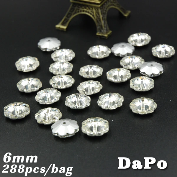 Clear Crystal Glass Plum Shape One Hole Rhinestones Button 6mm 288Pieces/Bag Sew On Beads
Clear Crystal Glass Plum Shape One Hole Rhinestones Button 6mm 288Pieces/Bag Sew On Beads