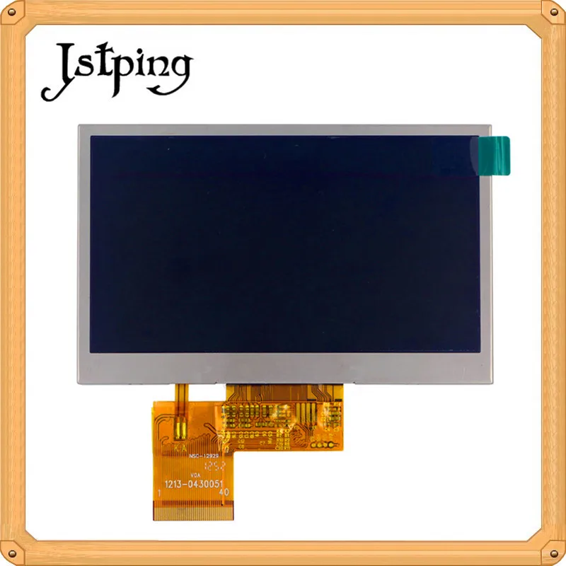 ЖК экран Jstping 4 3 дюйма a Si TFT 40pins 480*272 для Hannstar HSD043I9W1 A01 Автомобильный GPS дисплей s