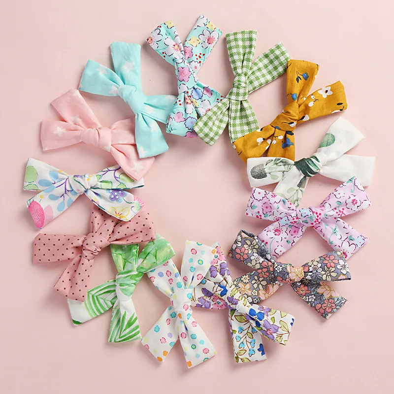 13pcs 9*5.5cm School Girls Floral Prints Bows Hair Clips,Infants Girl's Knot Bows Hair Barrettes,Spring Summer Head Wear
13pcs 9*5.5cm School Girls Floral Prints Bows Hair Clips,Infants Girl's Knot Bows Hair Barrettes,Spring Summer Head Wear