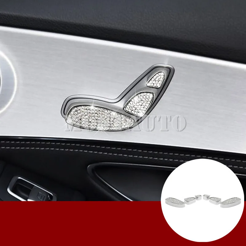 For Benz C Class W205 S205 Rhinestone Style Seat Adjust Button Cover 2014-2021 6pcs Car Trim
For Benz C Class W205 S205 Rhinestone Style Seat Adjust Button Cover 2014-2021 6pcs Car Trim