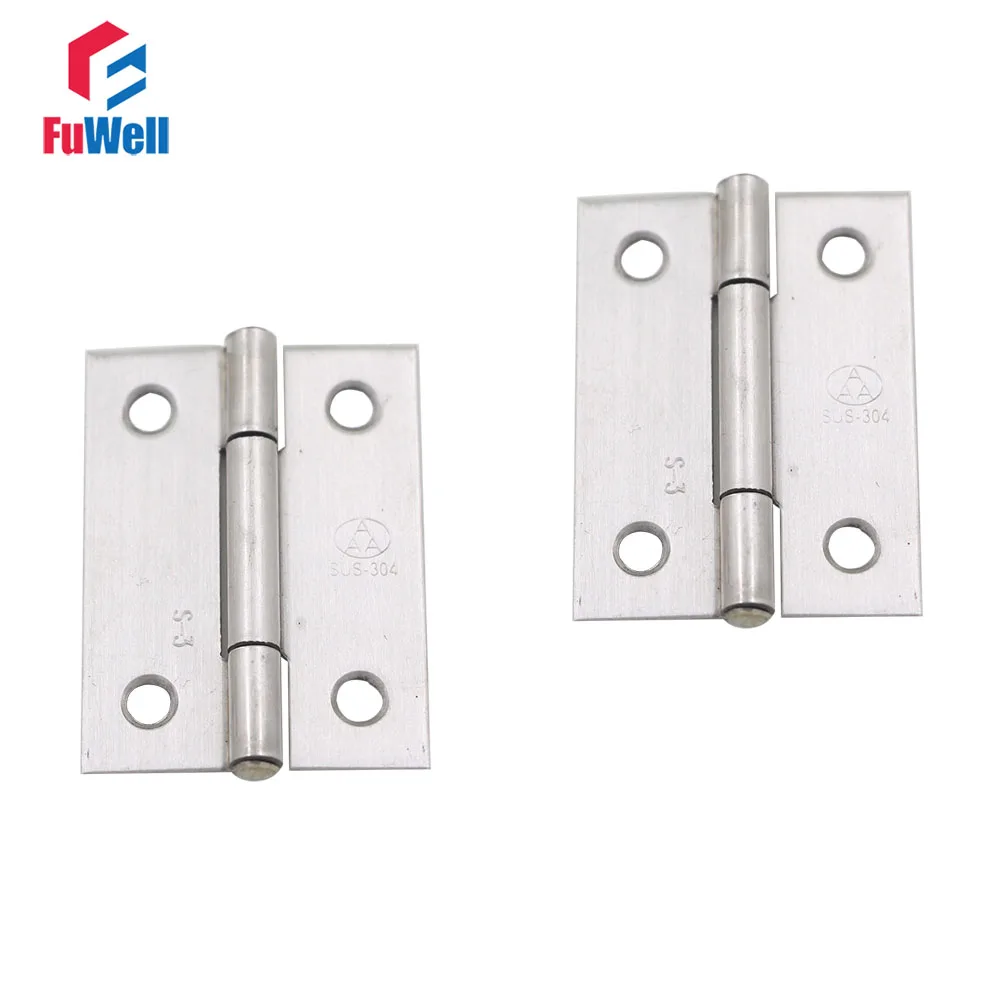 10pcs 2inch Door Butt Hinge 304 Stainless Steel Folding Furniture Hinge 1mm Thickness Hinges for Kitchen Cabinets 
10pcs 2inch Door Butt Hinge 304 Stainless Steel Folding Furniture Hinge 1mm Thickness Hinges for Kitchen Cabinets