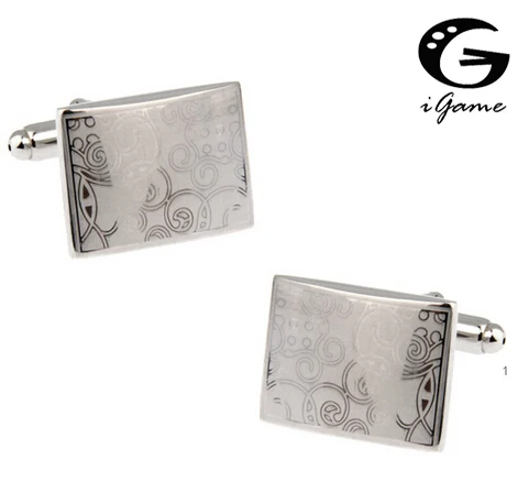 iGame Laser Cuff Links Silver Color Fashion Laser Royal Flower Design Copper Material Free Shipping
iGame Laser Cuff Links Silver Color Fashion Laser Royal Flower Design Copper Material Free Shipping