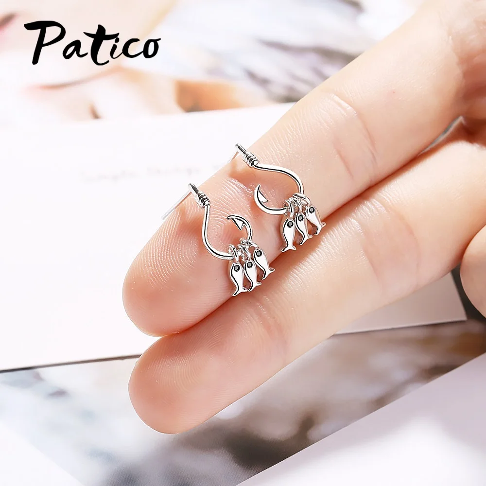 New Fashion Korean 925 Sterling Silver Lovely Fish Shape Metal Stud Earrings Girl Birthday Gift Easy Wear Ear Jewelry
New Fashion Korean 925 Sterling Silver Lovely Fish Shape Metal Stud Earrings Girl Birthday Gift Easy Wear Ear Jewelry