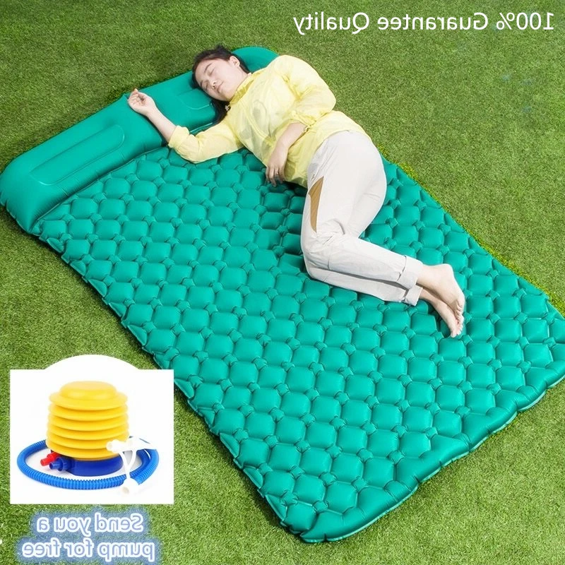 Air Moistureproof Camping Mats Sleeping Pad Inflatable Cushion Outdoor Lightweight Picnic Beach Plaid Blanket Home Rest Air Mats
Air Moistureproof Camping Mats Sleeping Pad Inflatable Cushion Outdoor Lightweight Picnic Beach Plaid Blanket Home Rest Air Mats