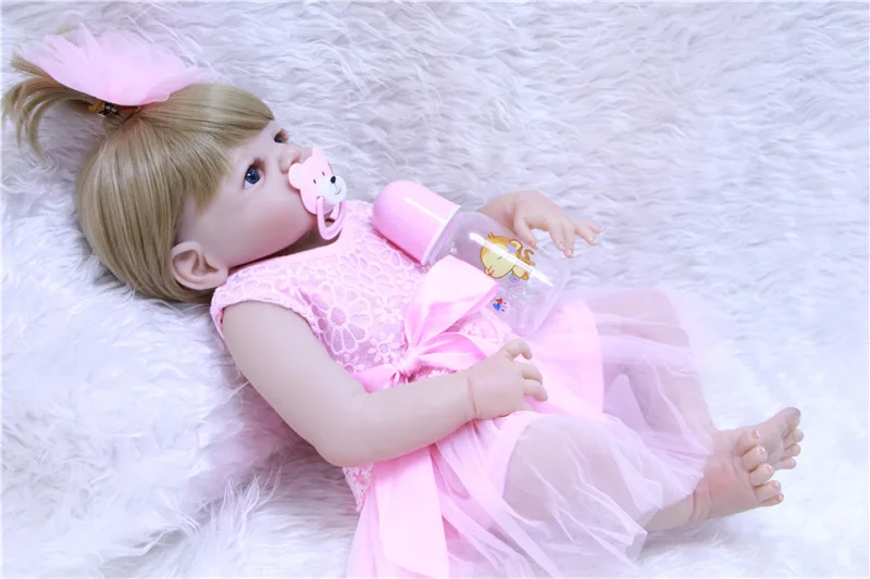 22" full body silicone vinyl girl dolls reborn fake reborn babies dolls for children gift can enter water real bebe alive bonec
22" full body silicone vinyl girl dolls reborn fake reborn babies dolls for children gift can enter water real bebe alive bonec
