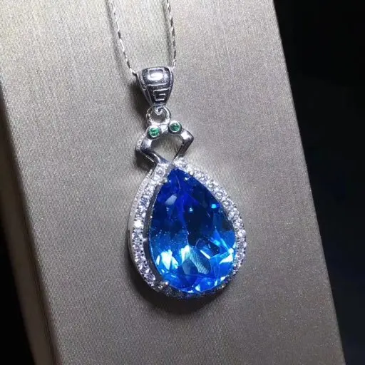 natural 10*14mm blue topaz Pendant natural gemstone Elegant water drop pendant necklace 925 sterling silver women party jewelery
natural 10*14mm blue topaz Pendant natural gemstone Elegant water drop pendant necklace 925 sterling silver women party jewelery