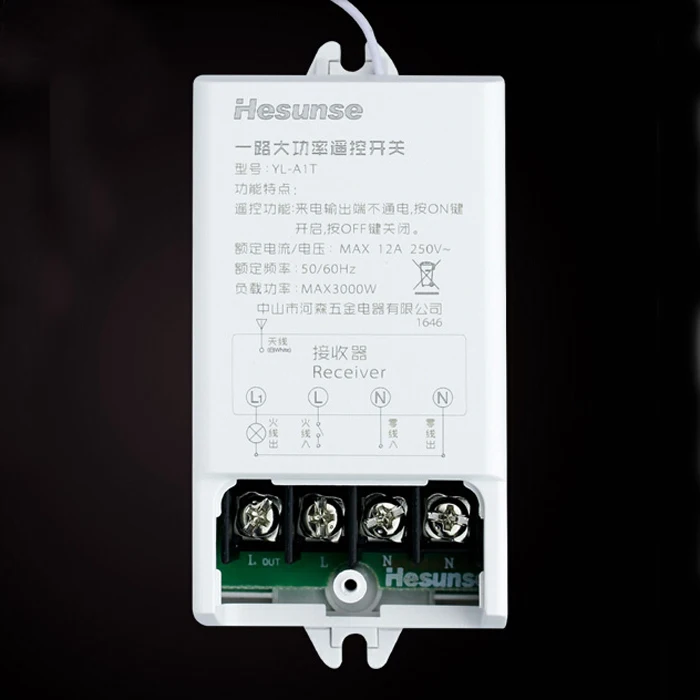 Latest 200M 220V 30A Long Distance One Way Remote Control Power Switch 3000W High Power Wireless Switch with Remote Control
Latest 200M 220V 30A Long Distance One Way Remote Control Power Switch 3000W High Power Wireless Switch with Remote Control