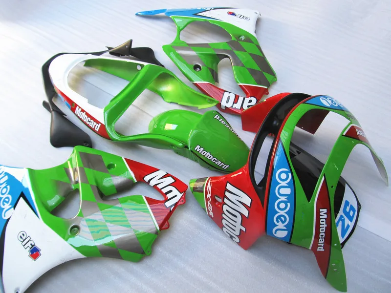 Custom painted Fairing kit for Kawasaki ZX 6R 1998 1999 NINJA zx6r 98 99 green red white motorcycle fairings set AS25
Custom painted Fairing kit for Kawasaki ZX 6R 1998 1999 NINJA zx6r 98 99 green red white motorcycle fairings set AS25