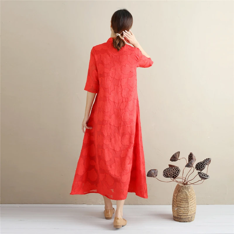 Hisenky 2018 Spring Women Dresses Solid Half-sleeve Organdy Dress Casual Long Robe Femme Loose White Dress
Hisenky 2018 Spring Women Dresses Solid Half-sleeve Organdy Dress Casual Long Robe Femme Loose White Dress
