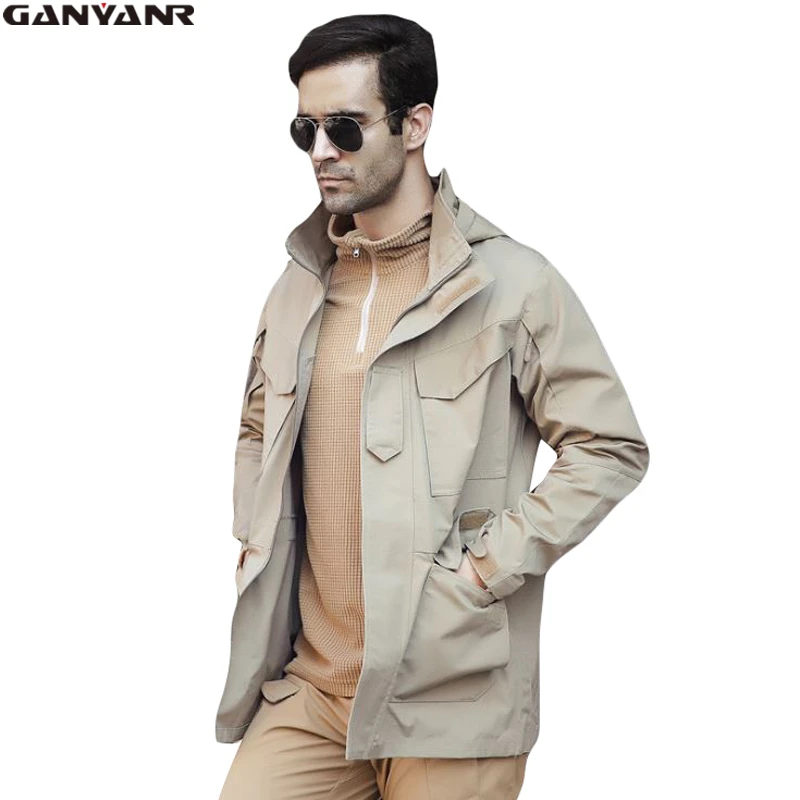 GANYANR Brand Softshell Jacket Men Hunting Clothes Hiking Clothing Ski Winter Waterproof Windstopper Rain Outdoor Sports Solid
GANYANR Brand Softshell Jacket Men Hunting Clothes Hiking Clothing Ski Winter Waterproof Windstopper Rain Outdoor Sports Solid
