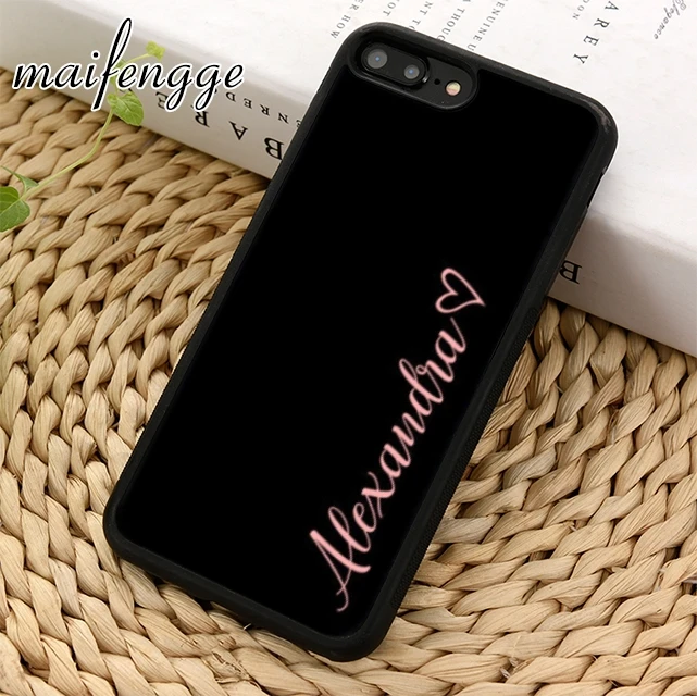 Фото Maifengge персонализированный Чехол для iPhone 5 6s 7 8 plus 11 12 Pro X XR XS Max Samsung Galaxy S7 S8 S9|Бамперы|