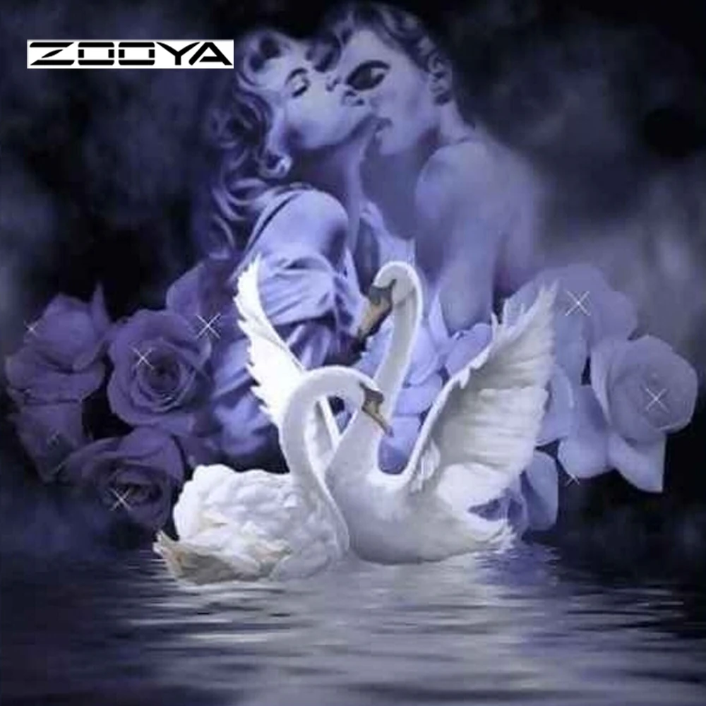 ZOOYA 2015 NEW Swan Lover Diy Diamond Painting Kits Resinstone Square Diamond Painting Sets Unfinish Room Decoration F526
ZOOYA 2015 NEW Swan Lover Diy Diamond Painting Kits Resinstone Square Diamond Painting Sets Unfinish Room Decoration F526