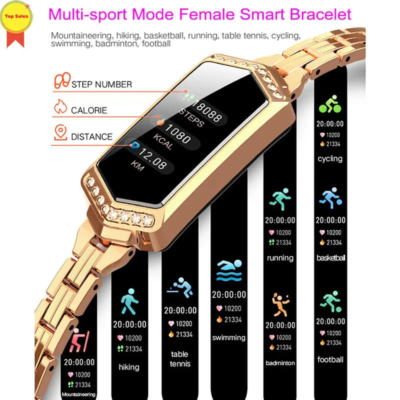 hi-quality Fashion 2019 Smart Band Bracelet Girl Women Heart Rate Monitor Wrist Smart band Lady Female Fitness Tracker Wristband
hi-quality Fashion 2019 Smart Band Bracelet Girl Women Heart Rate Monitor Wrist Smart band Lady Female Fitness Tracker Wristband