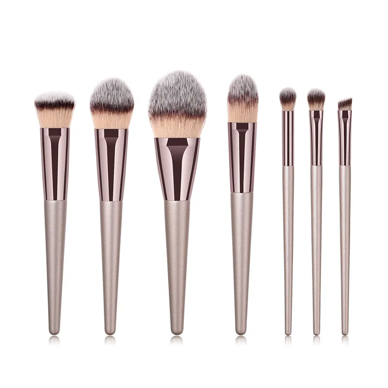 7pcs/set Makeup Brushes Set Champaign Gold For Powder Contour Blusher Liquid Cream Eyeshadow Cosmetics Brushes tools
7pcs/set Makeup Brushes Set Champaign Gold For Powder Contour Blusher Liquid Cream Eyeshadow Cosmetics Brushes tools