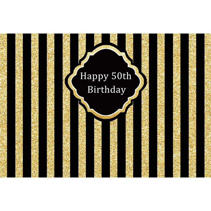 HUAYI Custom Backdrop For Adults Birthday Party Decoration Idea Gold Black Stripes 40th 50th Desktops Design Foil Tinsel MZ-1051
HUAYI Custom Backdrop For Adults Birthday Party Decoration Idea Gold Black Stripes 40th 50th Desktops Design Foil Tinsel MZ-1051