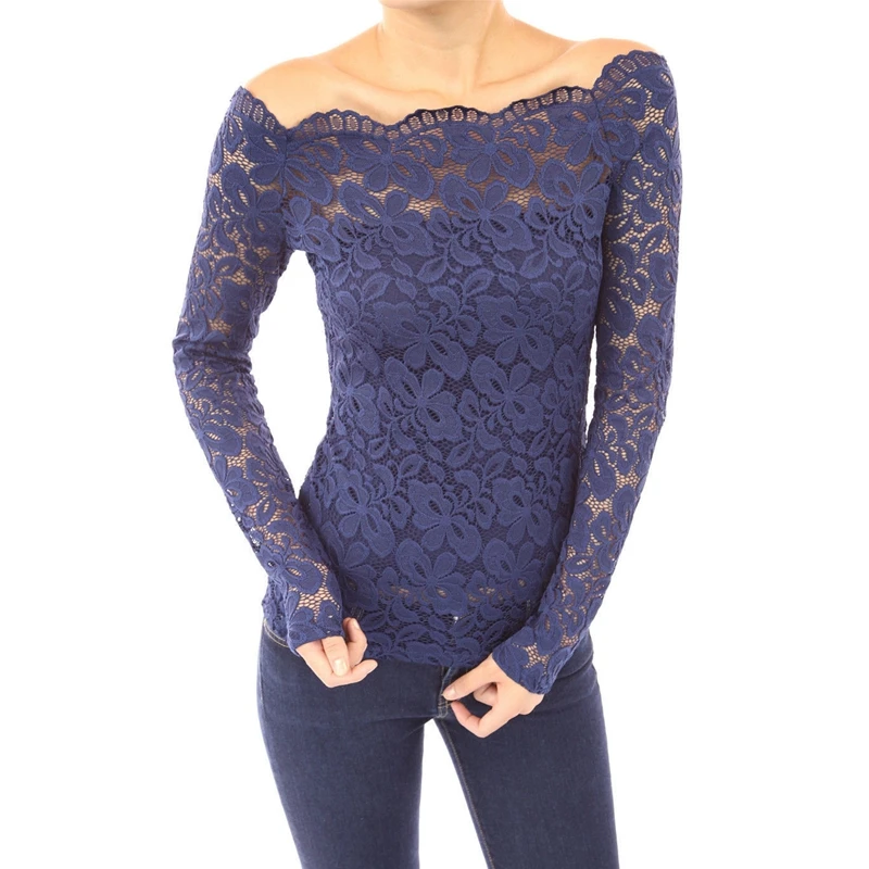 Manubeau Spring Sexy Women Blusas Off Shoulder Slash Neck Shirt lace Solid Shirts Long Sleeve Slim Casual Tops Blouse Plus Size
Manubeau Spring Sexy Women Blusas Off Shoulder Slash Neck Shirt lace Solid Shirts Long Sleeve Slim Casual Tops Blouse Plus Size