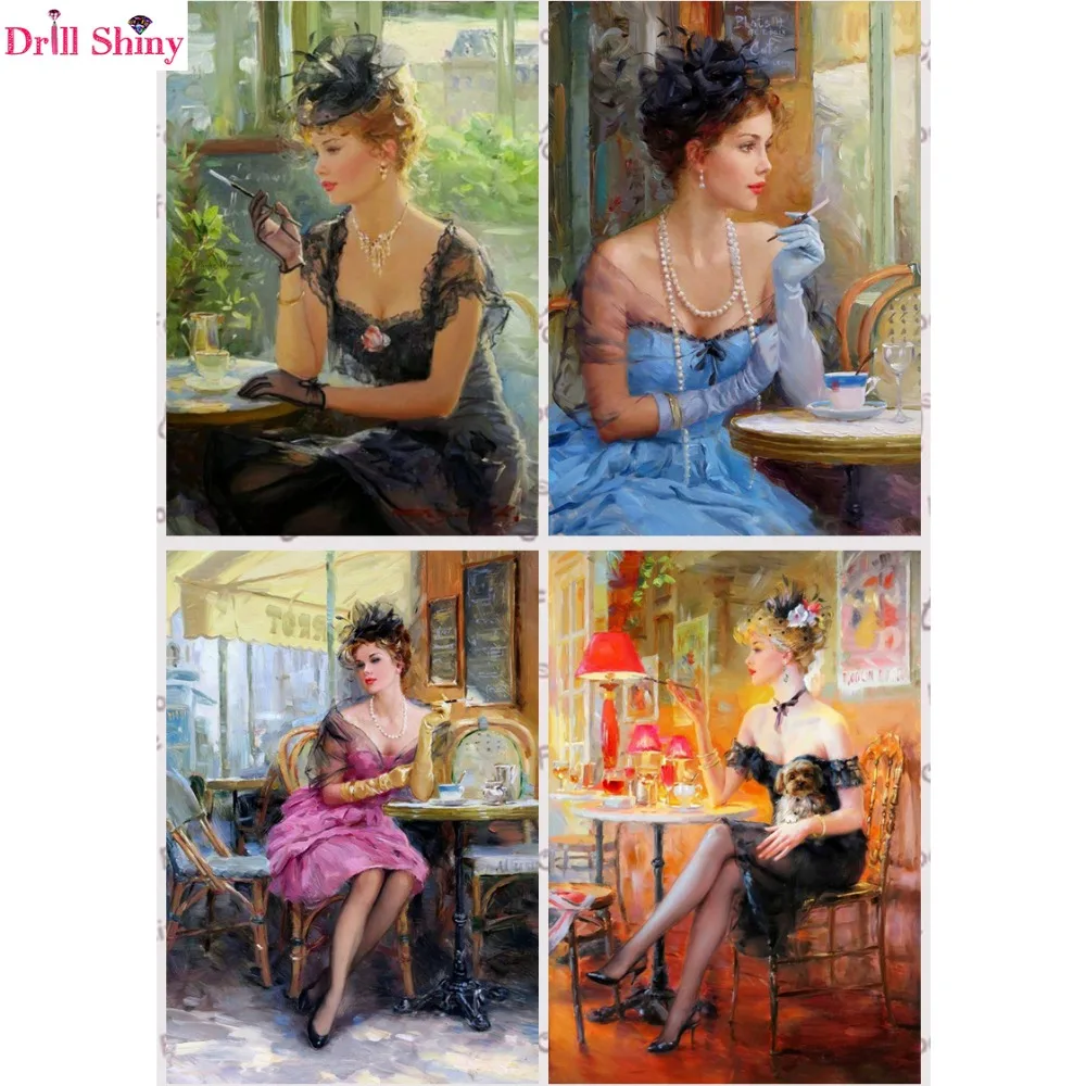 5D DIY Diamond Painting Beautiful woman drinking coffee ,smoking Lady Cross Stitch Diamond Embroidery Of Rhinestone Home Decor
5D DIY Diamond Painting Beautiful woman drinking coffee ,smoking Lady Cross Stitch Diamond Embroidery Of Rhinestone Home Decor