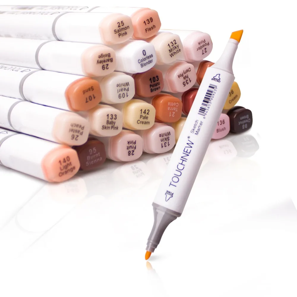 Artist Permanent Sketch Anime Skin Marker Pen Set for Skin Tone Pens TouchNew 24 Color Dual Tip Twin Alcohol Based Marker Set
Artist Permanent Sketch Anime Skin Marker Pen Set for Skin Tone Pens TouchNew 24 Color Dual Tip Twin Alcohol Based Marker Set