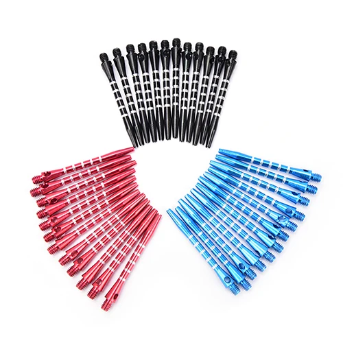 12 PCS Aluminum Alloy Darts Shafts 53mm Aluminum Stem Shafts 3 Colors Black+Blue+Red 2BA Thread Dart Replacement
12 PCS Aluminum Alloy Darts Shafts 53mm Aluminum Stem Shafts 3 Colors Black+Blue+Red 2BA Thread Dart Replacement