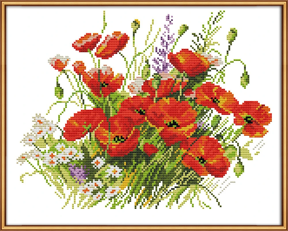 The flowers are in full bloom cross stitch kit aida 14ct 11ct count print canvas stitches embroidery DIY handmade
The flowers are in full bloom cross stitch kit aida 14ct 11ct count print canvas stitches embroidery DIY handmade