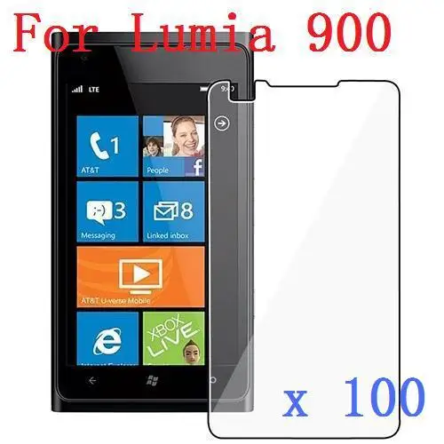 High Clear Screen Protector For Nokia Lumia 900 Clear Crystal Cover Film +Cleaning Cloth X 100PCS/Lot
High Clear Screen Protector For Nokia Lumia 900 Clear Crystal Cover Film +Cleaning Cloth X 100PCS/Lot