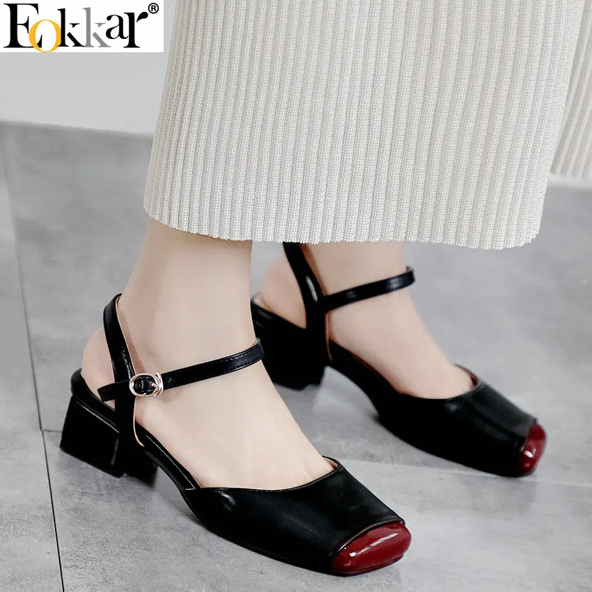 Eokkar 2019 Women Square Toe Pumps Ankle Strap Synthetic Square Heel D Orsay Pumps All Match Summer Shoes Lady Pumps Size 34-43
Eokkar 2019 Women Square Toe Pumps Ankle Strap Synthetic Square Heel D Orsay Pumps All Match Summer Shoes Lady Pumps Size 34-43