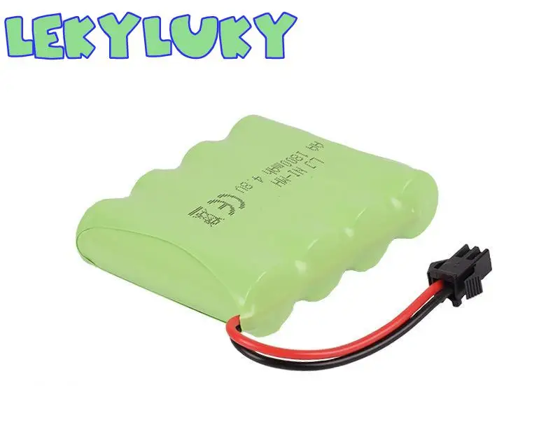Никель-металлогидридный аккумулятор LEKYLUKY4.8V 1800 мАч с штепсельной вилкой SM 2p для радиоуправляемого танка R/C лодки R/C грузовика 56*50*14 мм 2 шт./ло...
Никель-металлогидридный аккумулятор LEKYLUKY4.8V 1800 мАч с штепсельной вилкой SM 2p для радиоуправляемого танка R/C лодки R/C грузовика 56*50*14 мм 2 шт./ло...