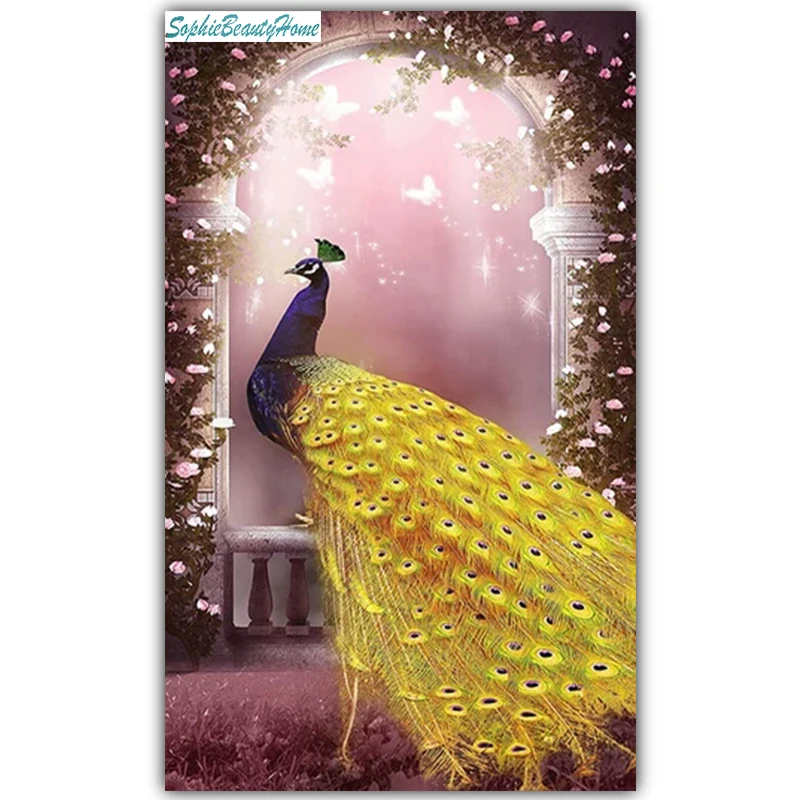 Sophie beauty home diy acupuncture diamond embroidery gold peacock crystal 5D diamond mosaic cross-stitch craft gifts
Sophie beauty home diy acupuncture diamond embroidery gold peacock crystal 5D diamond mosaic cross-stitch craft gifts