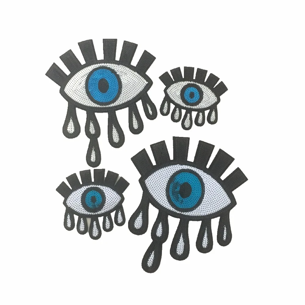 2 Pieces/set Blue Eye Sequins Patches Iron On Patch For Clothes Bags DIY Sewing Accessories Eyeball Sequined Patch Stickers
2 Pieces/set Blue Eye Sequins Patches Iron On Patch For Clothes Bags DIY Sewing Accessories Eyeball Sequined Patch Stickers