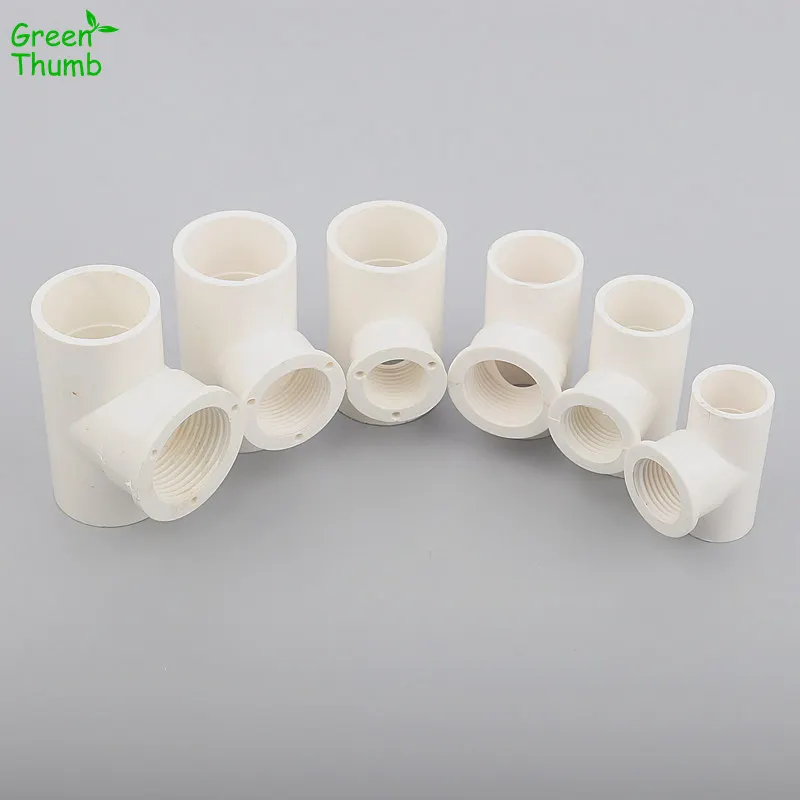 1pc 1 Way Female Thread Tee Connector PVC Inner Dia 20 mm*1/2"25*1/2"25*3/4"32*1/2"32*3/4"32*1" Pipe Fitting Adapter Irrigation
1pc 1 Way Female Thread Tee Connector PVC Inner Dia 20 mm*1/2"25*1/2"25*3/4"32*1/2"32*3/4"32*1" Pipe Fitting Adapter Irrigation