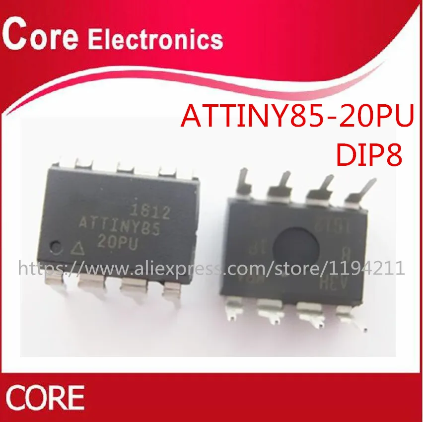 10 шт. ATTINY85-20PU ATTINY85 20PU DIP новый | Электронные компоненты и принадлежности
