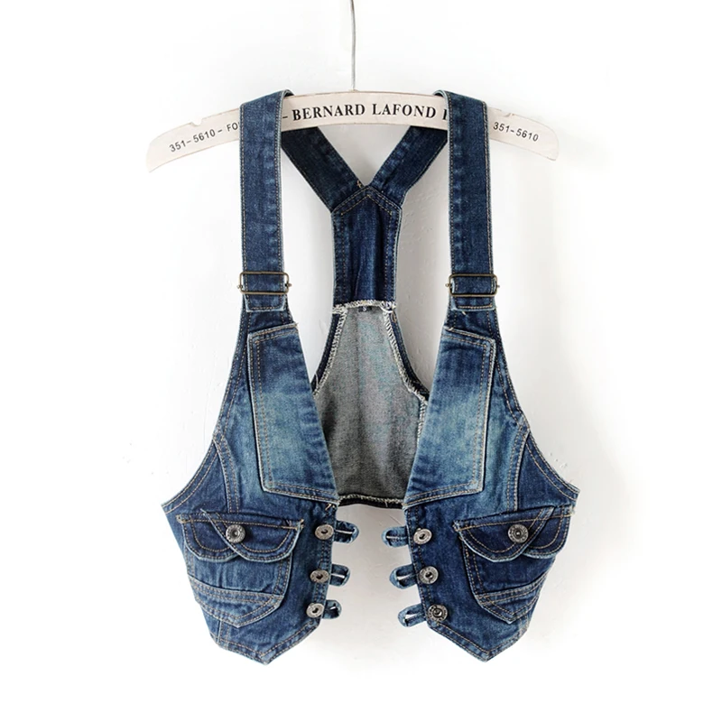 2019 Female Spring Summer Korean Self-cultivation Paragraph Sleeveless Denim Casual Stylish Clip Short Jeans Vest jacket Womens
2019 Female Spring Summer Korean Self-cultivation Paragraph Sleeveless Denim Casual Stylish Clip Short Jeans Vest jacket Womens