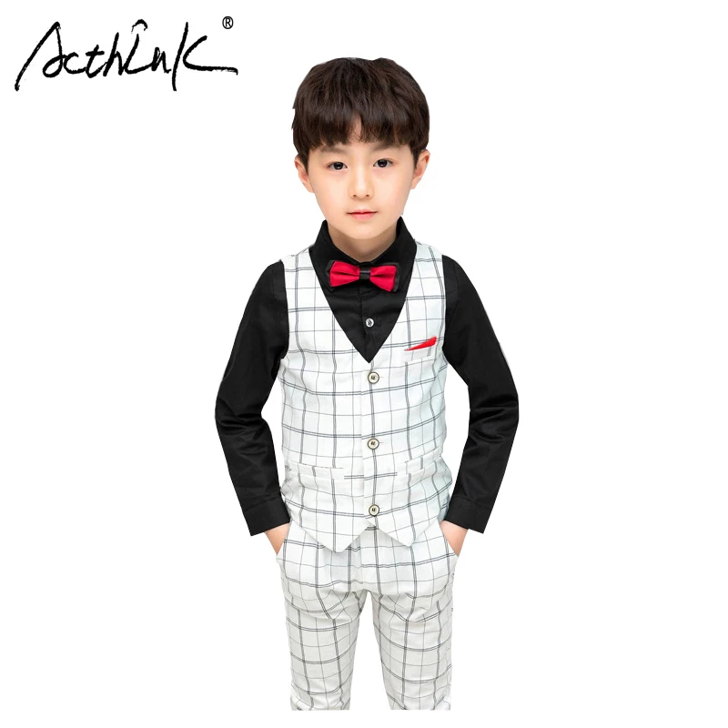 2020 New Design 3Pcs Boys Spring Formal Suit Boys Plaid Ceremony Suit Boys Autumn School Uniform Suit Boys Waistcoat Suit Bowtie
2020 New Design 3Pcs Boys Spring Formal Suit Boys Plaid Ceremony Suit Boys Autumn School Uniform Suit Boys Waistcoat Suit Bowtie