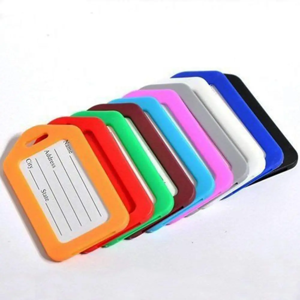 10 travel luggage tags trolley baggage card shipping |