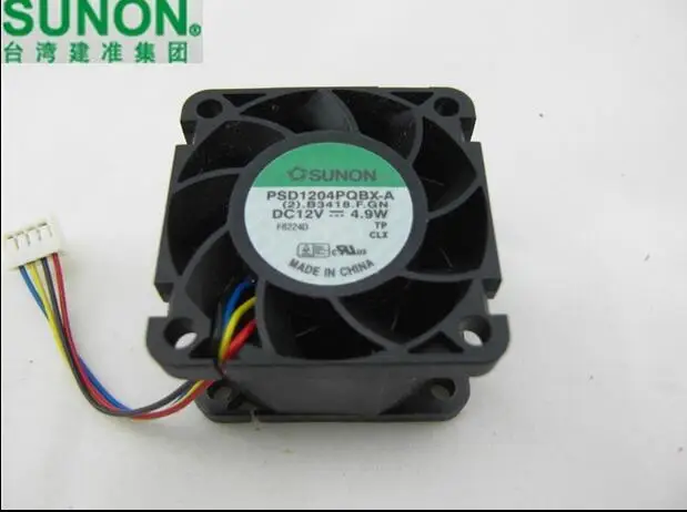 Оригинальный SUNON PSD1204PQBX A AC/DC 12V 4 9 W 4028 40x40x28 мм (4 см) строчный Сервер вентилятор