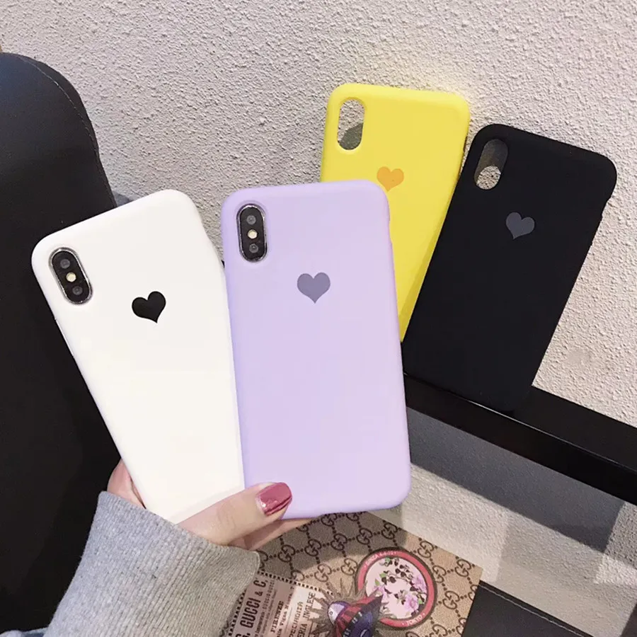 Оригинальный официальный силиконовый чехол Love Sign для iPhone X XS MAX XR apple 7 8 6 S Plus s