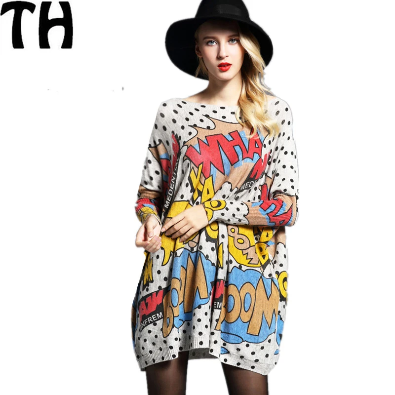 Plus Size Women Casual Pullovers Women Sweater New Arrival autumn winter Print Sweater dress Long Sleeve Knit Dress CY101
Plus Size Women Casual Pullovers Women Sweater New Arrival autumn winter Print Sweater dress Long Sleeve Knit Dress CY101