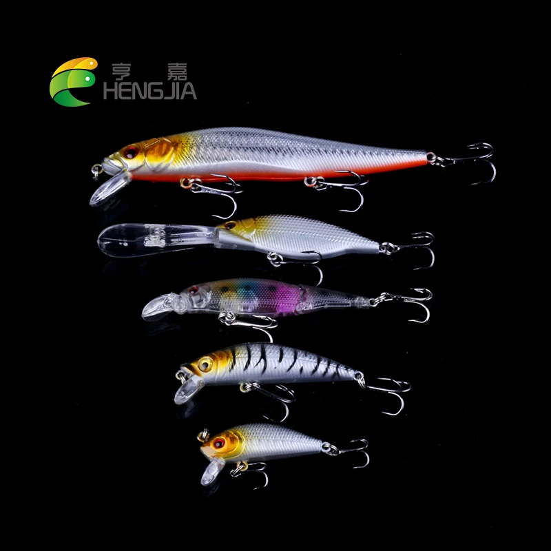 HENGJIA 5 шт. смешанные рыболовные приманки kit minnow crankbaits hard baits Искусственные воблеры swimbaits pesca рыболовные снасти
HENGJIA 5 шт. смешанные рыболовные приманки kit minnow crankbaits hard baits Искусственные воблеры swimbaits pesca рыболовные снасти
