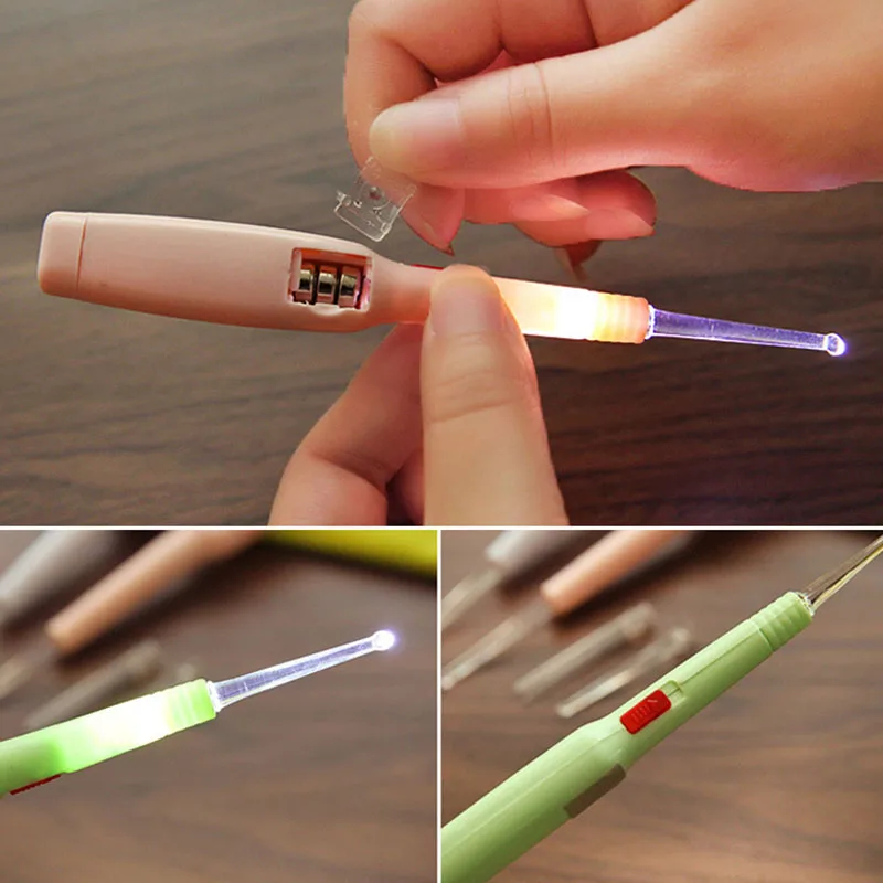 5 Pcs LED Earpick Ear Wax Cleaner Safety Ear Cleaning Tool for Baby Adults Dropshipping DFA
5 Pcs LED Earpick Ear Wax Cleaner Safety Ear Cleaning Tool for Baby Adults Dropshipping DFA
