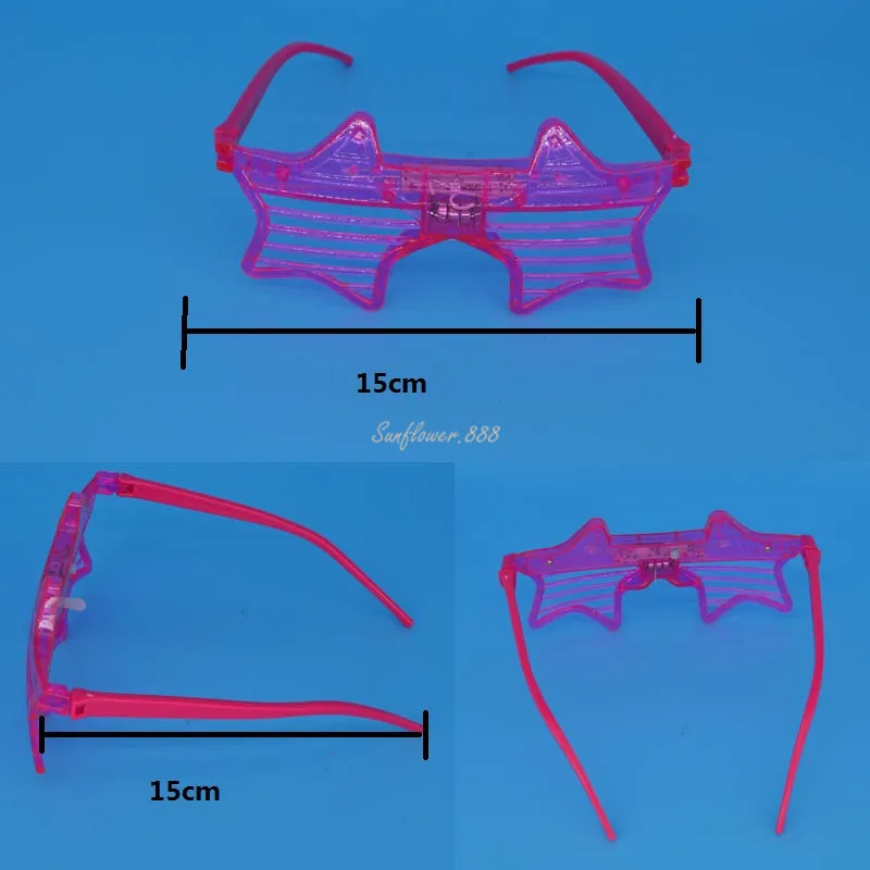50pcs/lot Colorful fashion led five-point star glasses toys blinking shutter eyeglasses christmas party glow flashing mask toy
50pcs/lot Colorful fashion led five-point star glasses toys blinking shutter eyeglasses christmas party glow flashing mask toy