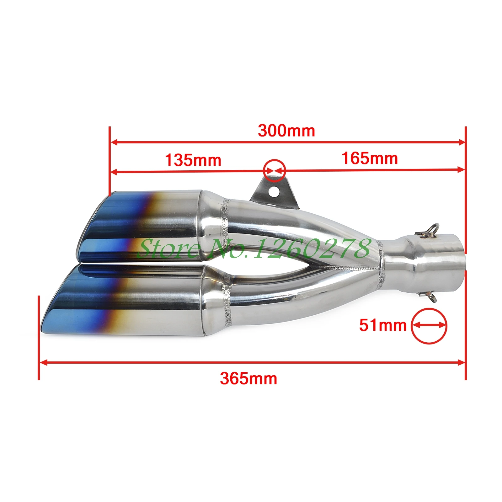 38mm-51mm Slip On Dual Exhaust Muffler Vent Pipe Scooter Motorcycle Street Bike Motocross Supermoto Z1000 Z750
38mm-51mm Slip On Dual Exhaust Muffler Vent Pipe Scooter Motorcycle Street Bike Motocross Supermoto Z1000 Z750