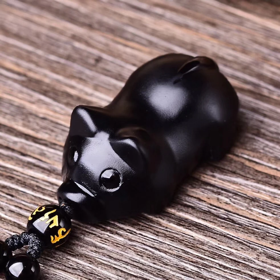 Dropshipping Natural Obsidian Pendant Rich pig Pendant Necklace male and female Lovers Fashion Jewelry
Dropshipping Natural Obsidian Pendant Rich pig Pendant Necklace male and female Lovers Fashion Jewelry