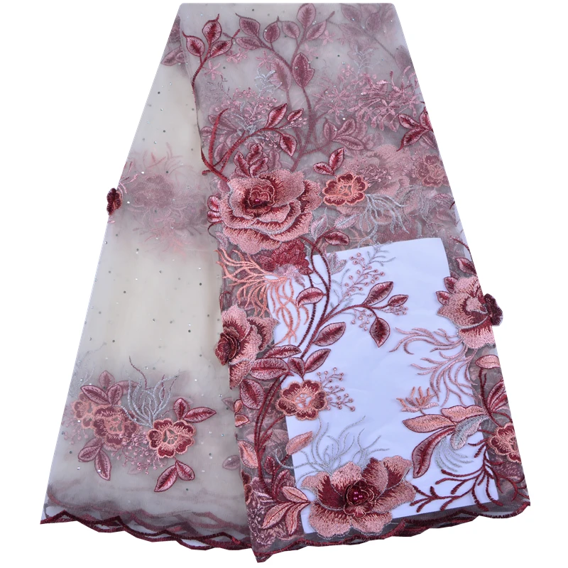 High Quality 2018 beads Guipures French Net Lace Mesh Nigerian Lace Fabrics Cheap Embroidered African Lace Fabrics 1279
High Quality 2018 beads Guipures French Net Lace Mesh Nigerian Lace Fabrics Cheap Embroidered African Lace Fabrics 1279