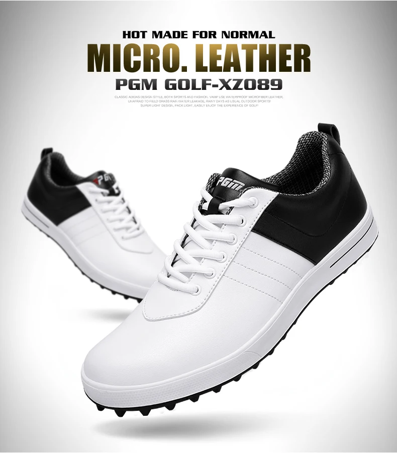 PGM обувь для гольфа мужская водонепроницаемая спортивная без обуви дышащие