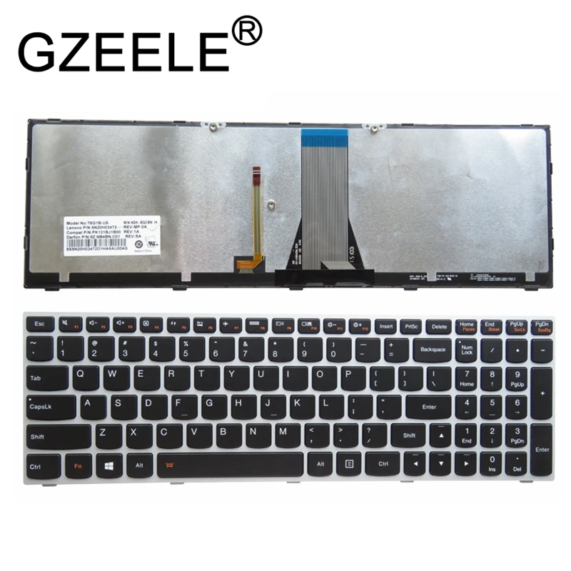 GZEELE US Backlit keyboard FOR Lenovo PK131BJ1B00 NSK-BQCBN 5N20H03472 SILVER US Backlit keyboard W/ Silver Frame
GZEELE US Backlit keyboard FOR Lenovo PK131BJ1B00 NSK-BQCBN 5N20H03472 SILVER US Backlit keyboard W/ Silver Frame