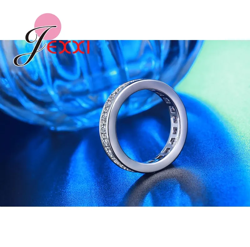 Full Clear Micro Pave Crystal 925 Sterling Silver Engagement Wedding Rings For Women And Men Fashion Bands Jewelry Anillos
Full Clear Micro Pave Crystal 925 Sterling Silver Engagement Wedding Rings For Women And Men Fashion Bands Jewelry Anillos