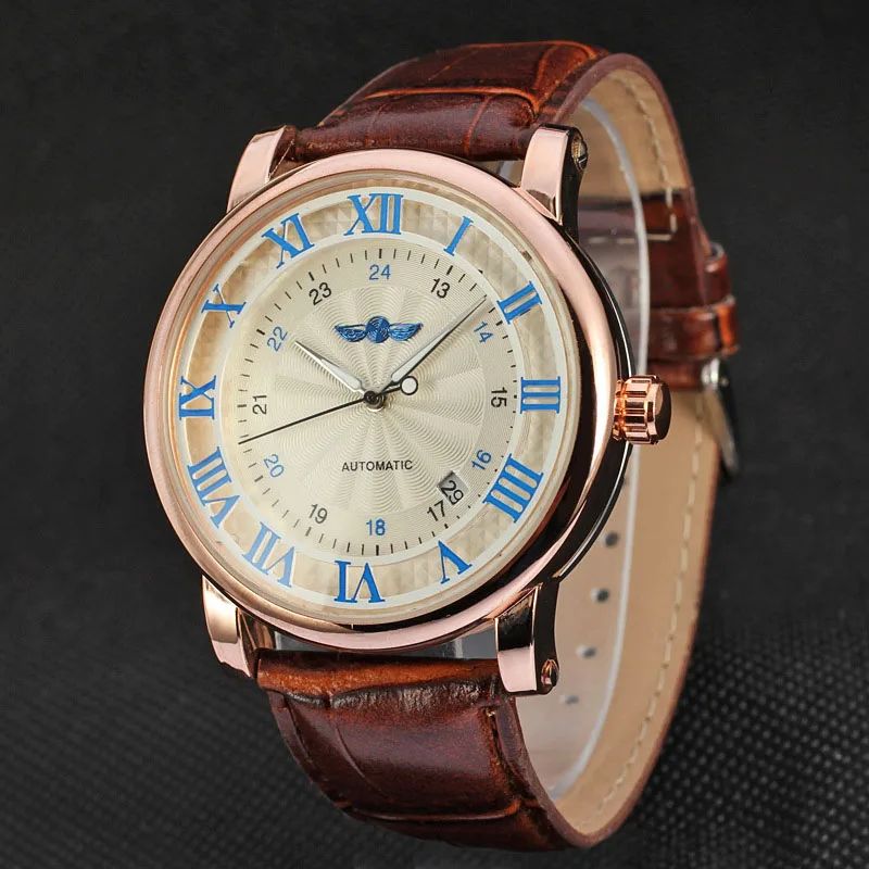 Часы Relojes 2020 мужские механические с кожаным ремешком|watch f|watch fashionwatch mechanical |